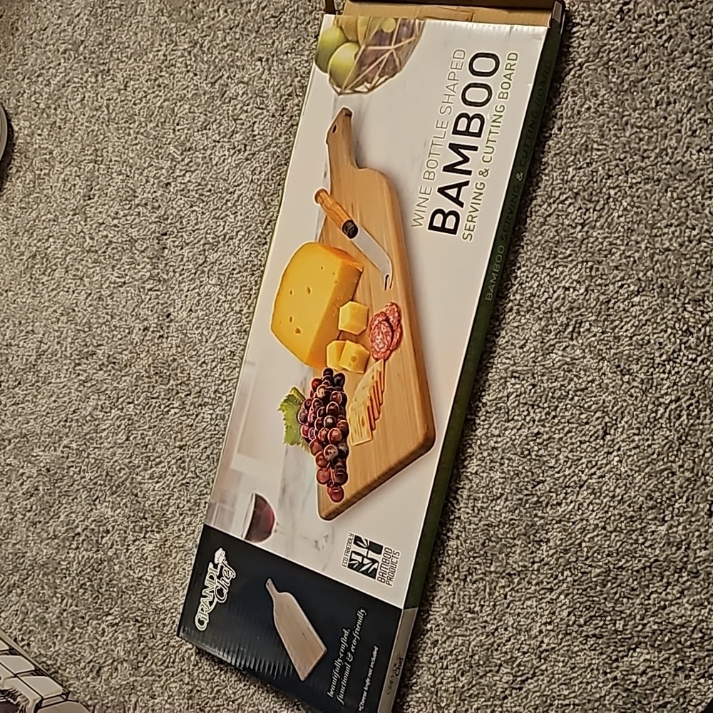 🖤❤️Bamboo Serving/Cutting Board #YY